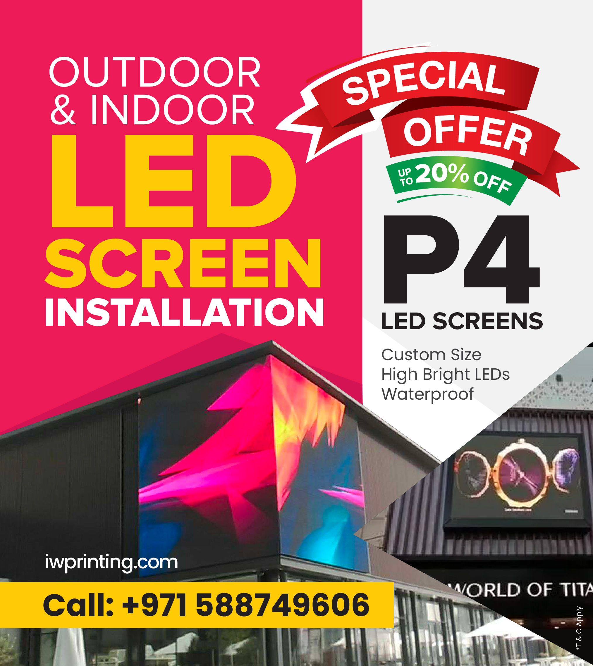Best LED Screen Installation in Dubai